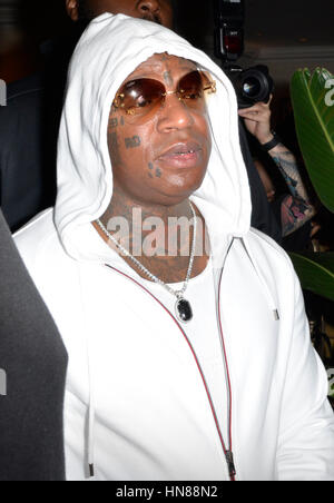 Beverly Hills, Ca. 9. Februar 2017. Birdman bei der speziellen Pressekonferenz Ankündigung DJ Khaleds neue Album veröffentlichen bei The Beverly Hilton Hotel in Beverly Hills, Kalifornien am 9. Februar 2017. Stockfoto