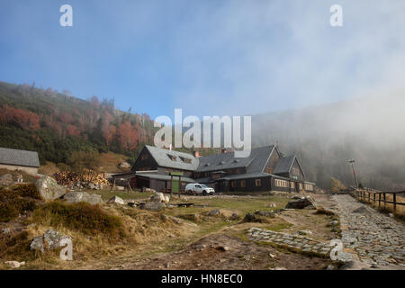 Samotnia Zuflucht Zuflucht im Riesengebirge, Niederschlesien, Polen, Europa Stockfoto