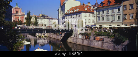 Ljubljana. Slowenien. Stockfoto