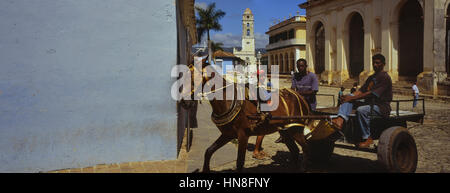 Pferdekutsche. Trinidad. Kuba Stockfoto