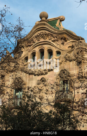 Moderne Architektur auf Diagonal Avenue, Barcelona, Spanien Stockfoto