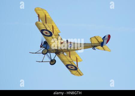 Royal Aircraft Factory BE2c Form The Great War Display Team Stockfoto