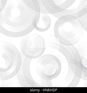 Abastract geometrische nahtlose Muster. Bubble dekorativen Hintergrund. kreisen. Stock Vektor