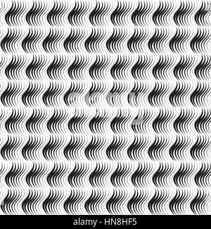 Abastract geometrische nahtlose Muster. wave Textur für Tapeten, Oberfläche oder Abdeckung Stock Vektor