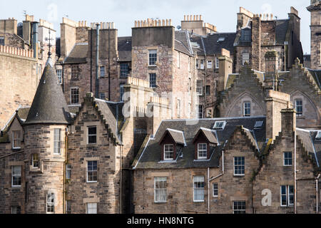 Germany/Deutschland, Edinburgh - Edinburgh, Schottland kompakt, hügelige Hauptstadt. Es hat eine mittelalterliche Altstadt und eleganten georgianischen Neustadt mit Gärten und NAZ Stockfoto