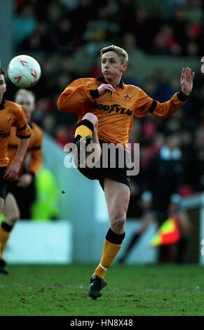 KEVIN KEEN WOLVERHAMPTON WANDERERS FC 24. Januar 1994 Stockfoto