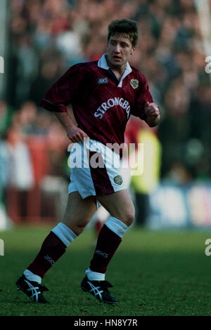 JOHN ROBERTSON HEART OF MIDLOTHIAN FC 21. Februar 1994 Stockfoto