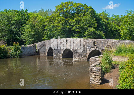 Der neue Inn-Brücke Merthyr Mawr mit einer interessanten Geschichte Stockfoto