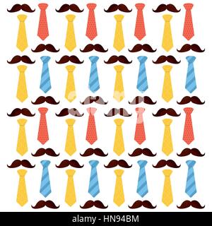 Vater Tag Hintergrund zugehörige Symbol, Vektor-Illustration-Bild Stock Vektor