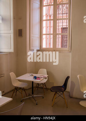 Fledermaus am Palazzo Dalla Rosa Prati, Parma Italien-Design Stockfoto