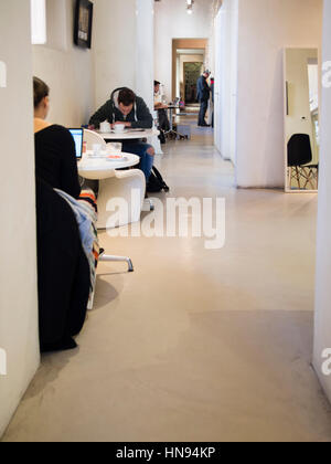 Fledermaus am Palazzo Dalla Rosa Prati, Parma Italien-Design Stockfoto