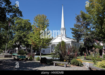 Der Niederländisch reformierten Kirche in Woodstock, Ulster County, New York, Vereinigte Staaten von Amerika. Stockfoto