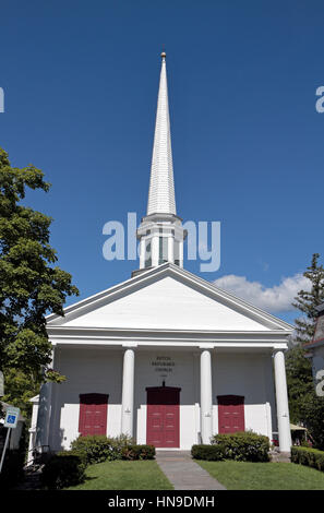 Der Niederländisch reformierten Kirche in Woodstock, Ulster County, New York, Vereinigte Staaten von Amerika. Stockfoto