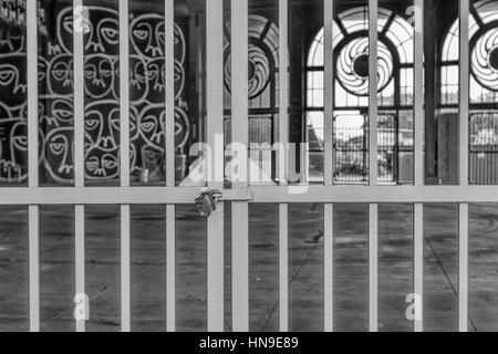 Innere des historischen Asbury Park Karussell und Casino-Haus in New Jersey am Ufer. Erbaut im Jahr 1932 auf der Promenade und für mehr als 50 Stockfoto