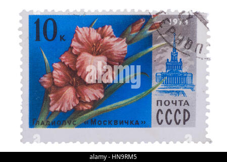 Russland - CIRCA 1978: Briefmarke gedruckt in UdSSR CCCP, Sowjetunion Stockfoto
