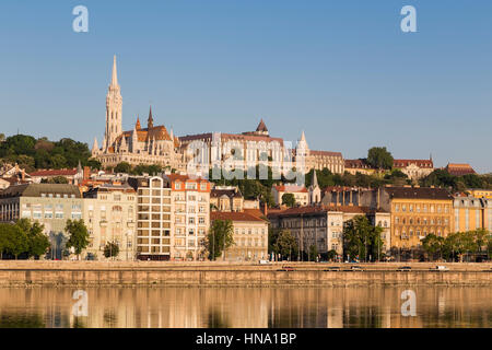St.  Matthiaskirche und Fischerbastei Bastion. Budapest. Ungarn Stockfoto