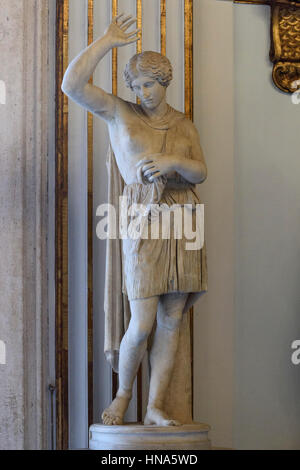 Rom. Italien. Statue von Verwundeten Amazon durch Sosicles, Kapitolinischen Museen unterzeichnet. Musei Capitolini. Stockfoto