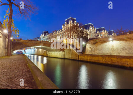 Paris bei Nacht, Frankreich Stockfoto