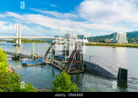 Portland,Oregon,USA.-2016/07/16: OMSI, Museum für Wissenschaft und Industrie. Stockfoto