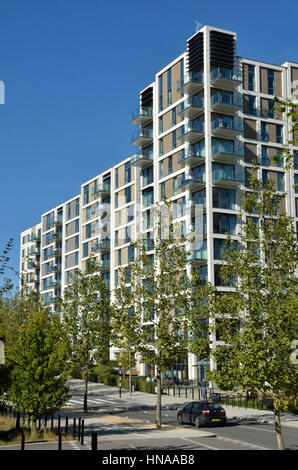 East Village E20 Wohnungen, Stratford, London, UK. Stockfoto