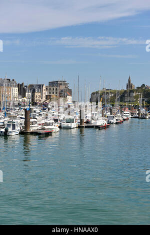 Dieppe (Nordfrankreich): Marina 'Bassin Ango' Stockfoto
