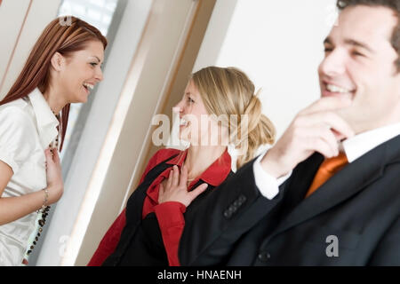 Drei Junge Geschaeftsleute - drei junge Geschäftsleute Stockfoto
