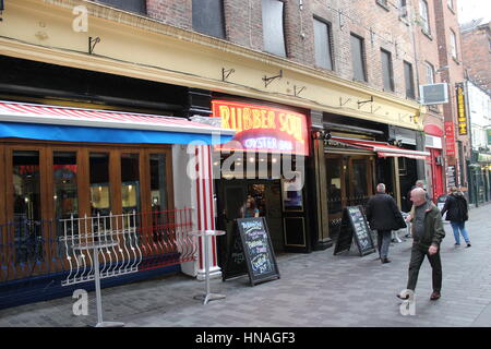 Ich hatte die Chance, den Gummi Seele in Liverpool, tolle Atmosphäre zu sehen Stockfoto