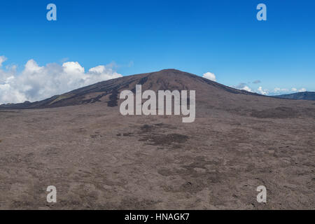 Le Piton De La Fournaise, Insel la Réunion: im Innern des Gehäuses des Vulkans. Stockfoto