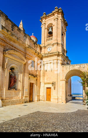 Das Heiligtum unserer lieben Frau von Mellieha, Malta Stockfoto