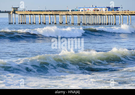 Pier Ocean Beach, San Diego, California, Vereinigte Staaten von Amerika Stockfoto