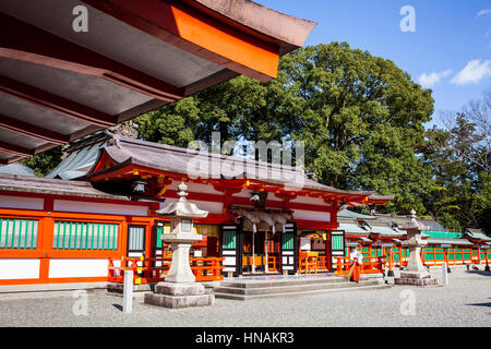 Kumano Hayatama Taisha Grand Shire, Shingu Dorf Kumano Kodo, Nakahechi route, Wakayama, Kinki, Japan. Stockfoto