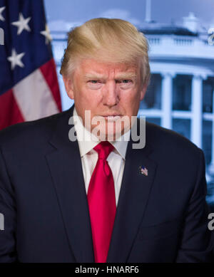 Präsident der Vereinigten Staaten Donald Trump Stockfoto