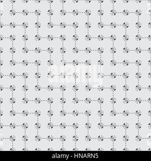 Nahtlose Muster. Klassische Diagonale Textur in Form von Wellen. Geometrische Formen zu wiederholen. Kreise, Punkte, gepunktete Linien. Monochrom. Hintergrund. Wir Stock Vektor
