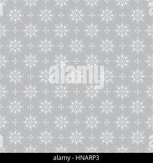 Nahtlose Muster. Klassische geometrische Struktur mit Blumen. Monochrom. Geometrische Formen zu wiederholen. Ovale, Ellipsen, Kreise, Punkte. Hintergrund. Web. Stock Vektor