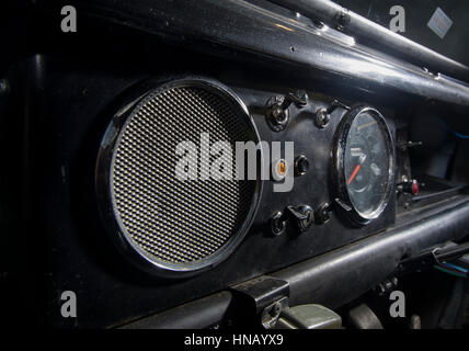 1971 Austin J4 "Black Maria" Polizei-Transporter Stockfoto