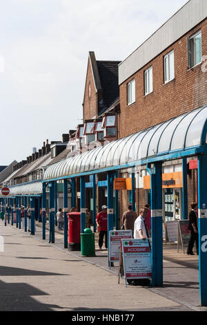 Bahnhofstraße, Port Talbot. Stockfoto