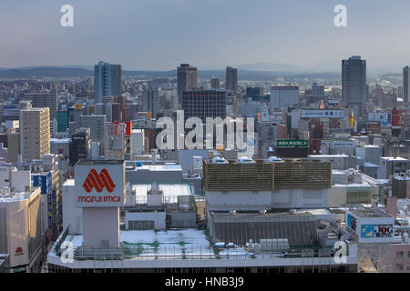 Skyline, Sapporo, Hokkaido, Japan Stockfoto