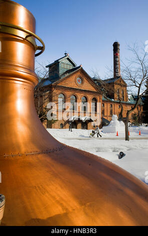 Sapporo Beer Museum und Bier Gärten, die ehemalige Sapporo-Brauerei, Sapporo, Hokkaido, Japan Stockfoto