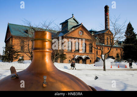 Sapporo Beer Museum und Bier Gärten, die ehemalige Sapporo-Brauerei, Sapporo, Hokkaido, Japan Stockfoto