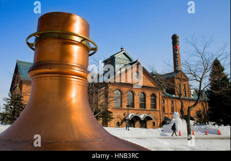 Sapporo Beer Museum und Bier Gärten, die ehemalige Sapporo-Brauerei, Sapporo, Hokkaido, Japan Stockfoto