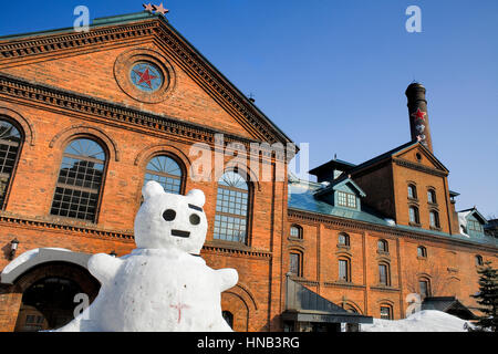 Sapporo Beer Museum und Bier Gärten, die ehemalige Sapporo-Brauerei, Sapporo, Hokkaido, Japan Stockfoto