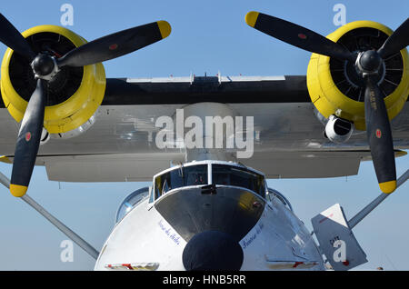 Ein Catalina-Wasser-Bomber auf dem Display in Toulouse Francazal Stockfoto