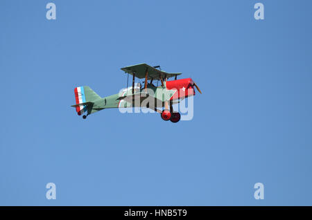 Ein WW1 SE 5A im Flug in Toulouse Francazal Stockfoto