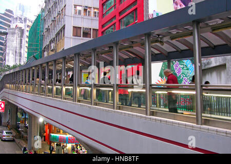 Hongkong, China, 3. Dezember 2006: Leben auf der Straße Hongkong Stockfoto
