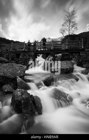 Foto von Jamie Callister ©. Idwal fällt, Snowdonia-Nationalpark, Gwynedd, Nordwales, 4. Februar 2017. [Keine exklusiven] [Insgesamt 6 Bilder] Stockfoto