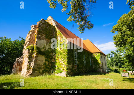 Kirche in Gusow, - gusow Platkow, Land Brandenburg, Deutschland Stockfoto