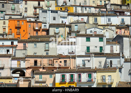 Dorf von Calitri, Italien, Kampanien, Avellino, Irpinia Bezirk Stockfoto