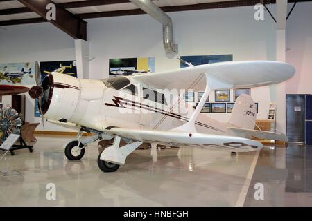 Buche Modell F17D Staggerwing biplane Stockfoto