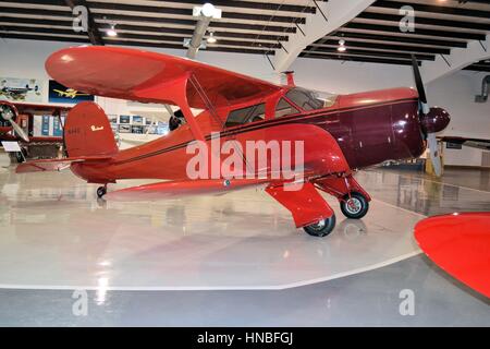 Beechcraft Modell G-17S Staggerwing biplane Stockfoto