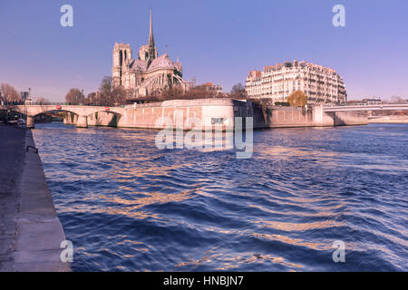 Kathedrale von Notre Dame de Paris, France Stockfoto